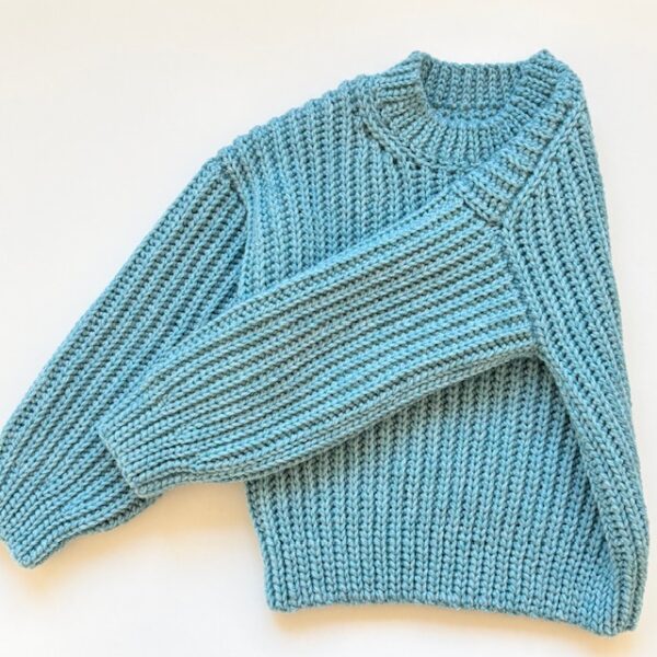 Ribbed sweater Junior - Hækleopskrift - Image 2
