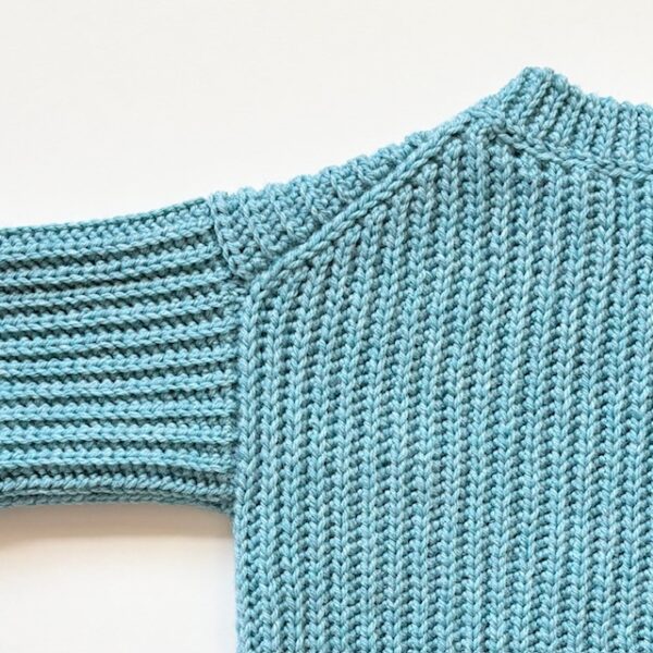Ribbed sweater Junior - Hækleopskrift - Image 4